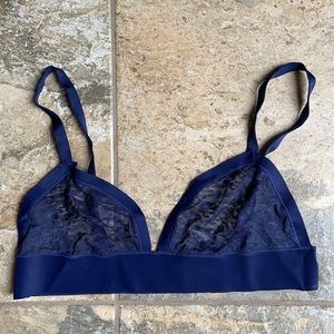 Navy blue bralette